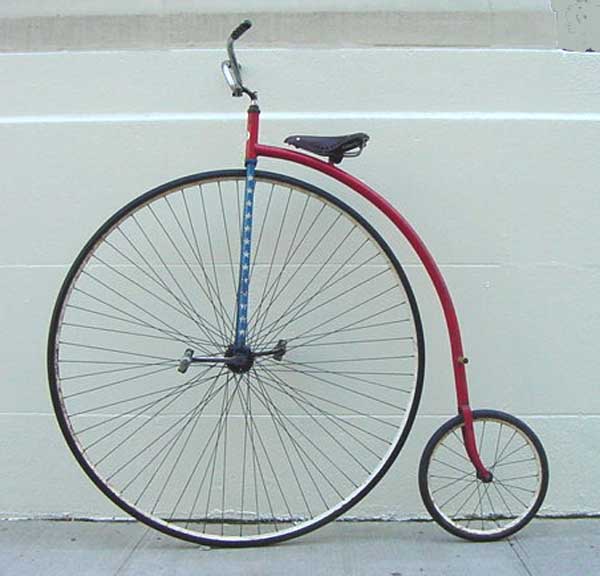 modern high wheel bike
